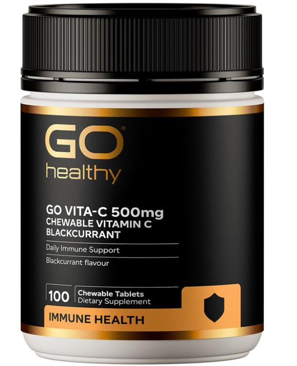 GO Vita-C 500mg Orange 100 Chewables